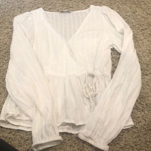 American Eagle wrap top